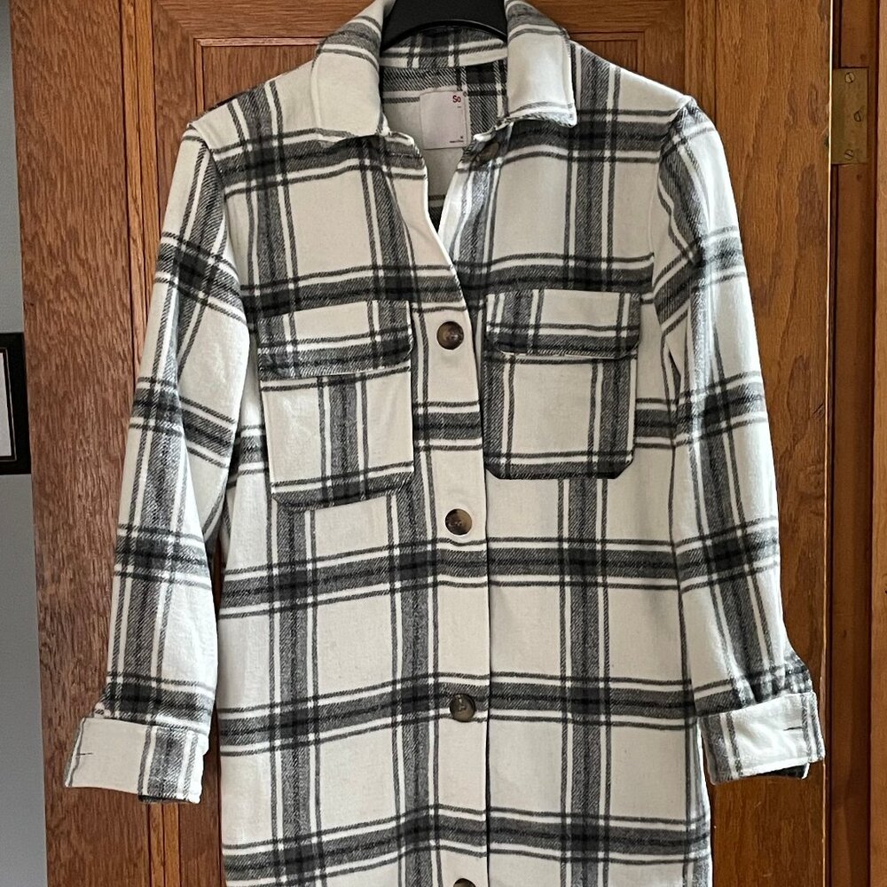 Flannel shirt jacket from So